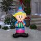 4' Gemmy Airblown Inflatable Christmas Rudolph's Hermey w/ Present Yard Decoration 883161